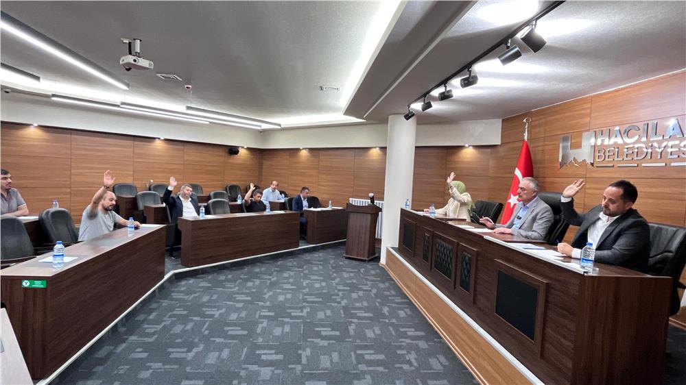 Hacılar Belediye Meclisi toplandı