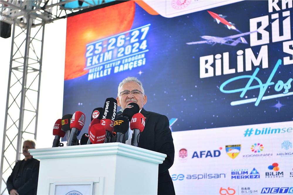 Büyükşehir’in 6’ncı Kayseri Bilim Şenliği, yüz binlerce bilim tutkununu ağırladı