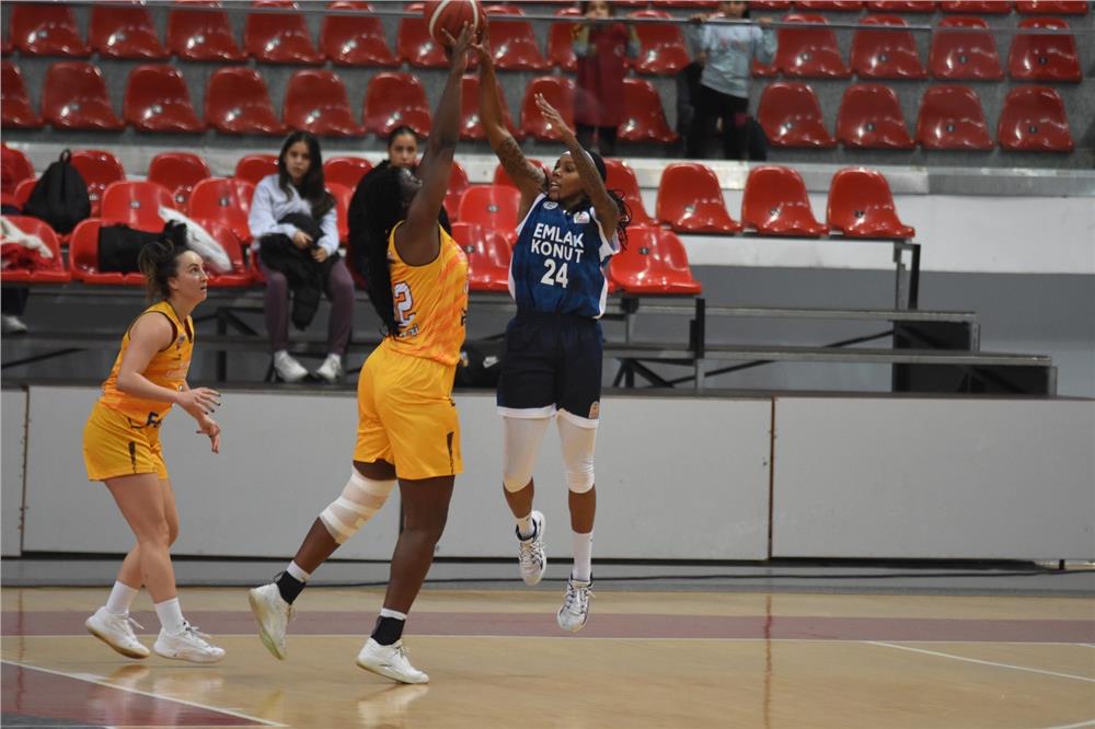 TKBL: Melikgazi Kayseri Basketbol: 76-Emlak Konut: 84