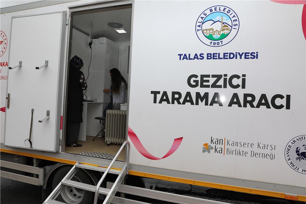 Talas'ın 'Gezici Kanser Tarama Aracı' büyük hizmet